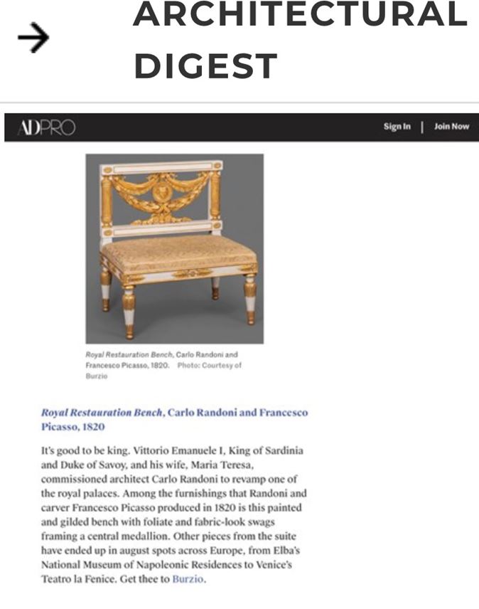 Carlo Randoni - An important north-Italian Royal restauration bench | MasterArt